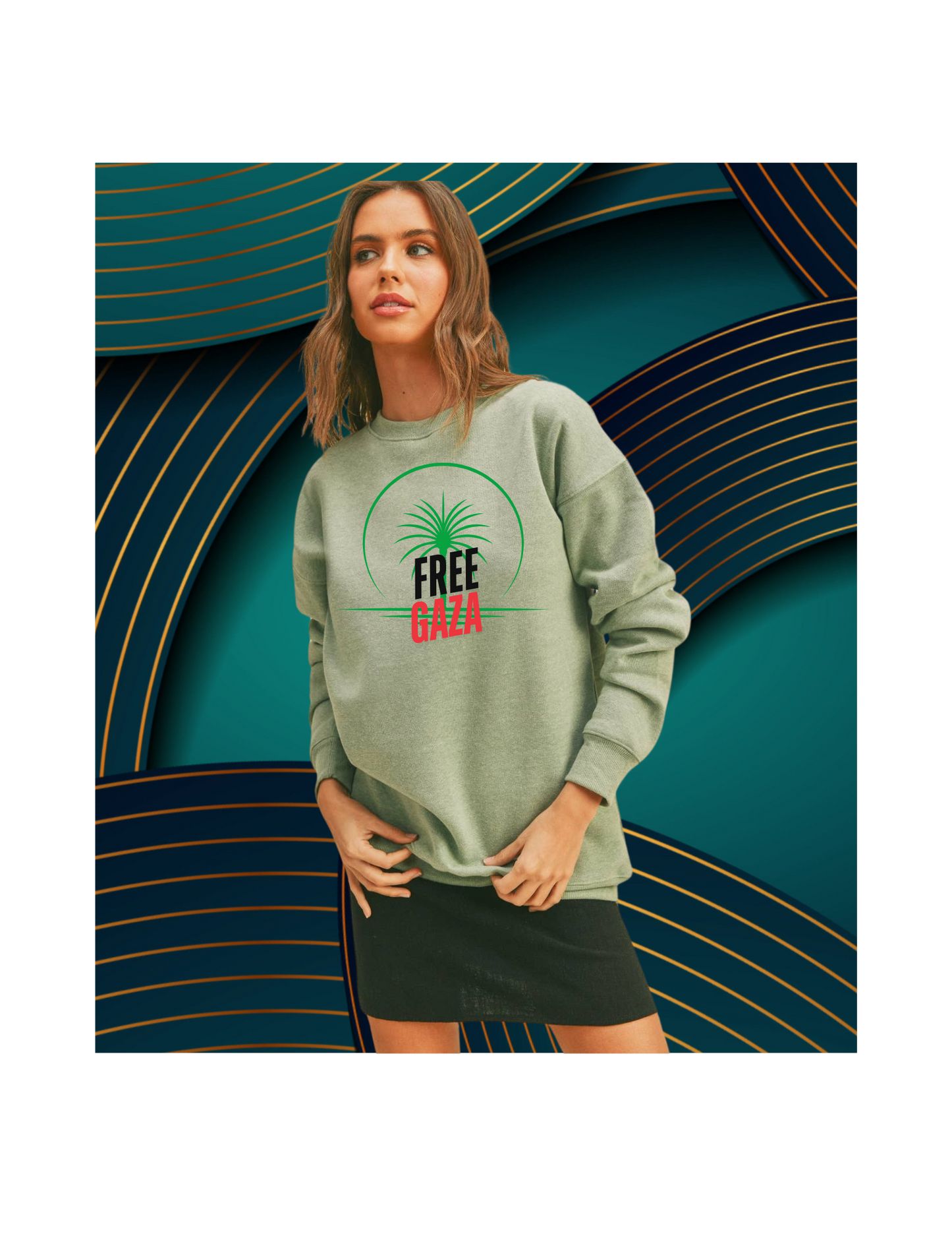 STAND WITH GAZA CREWNECK