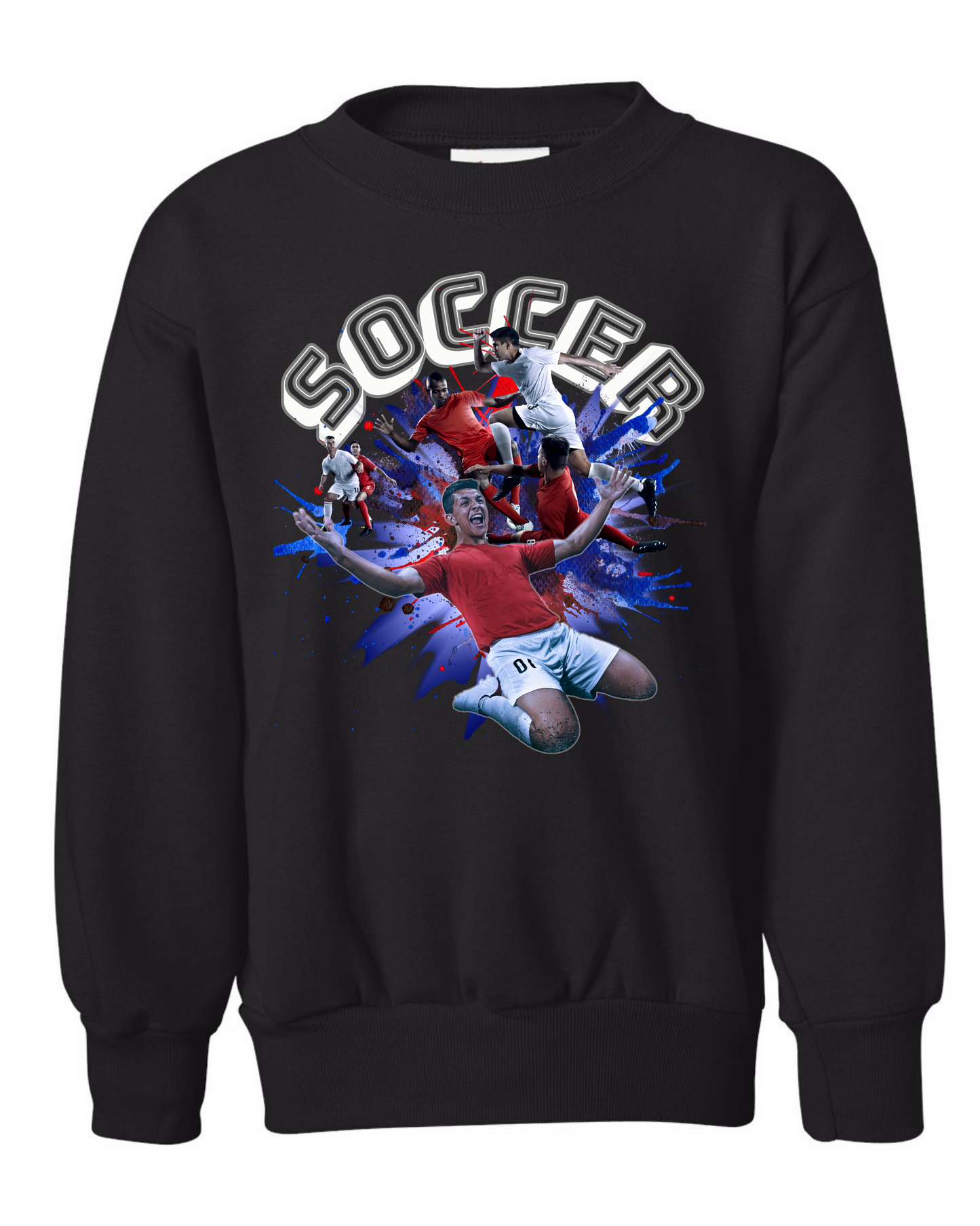 SOCCER CREWNECK SWEATSHIRT