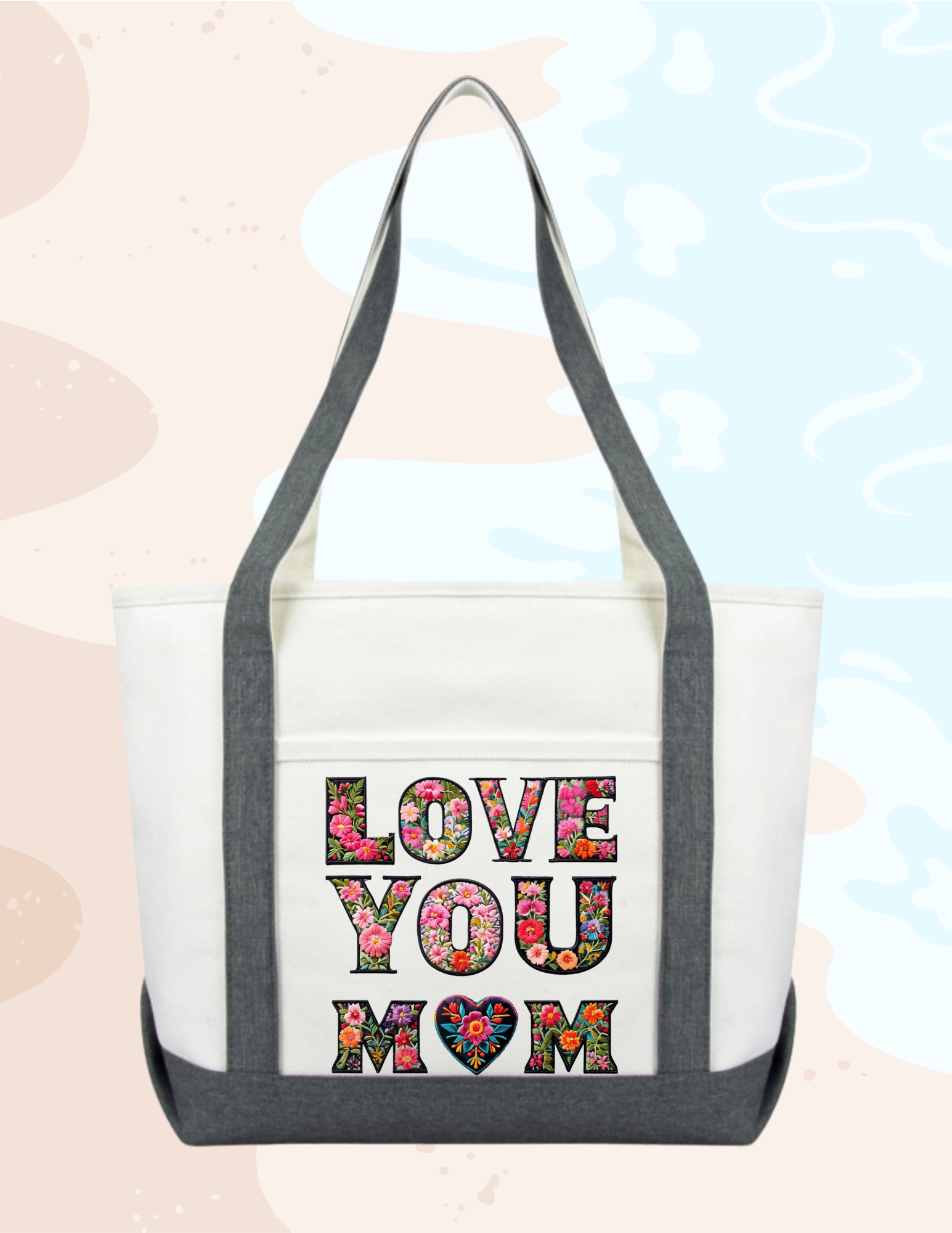 I LOVE YOU MOM TOTE BAG