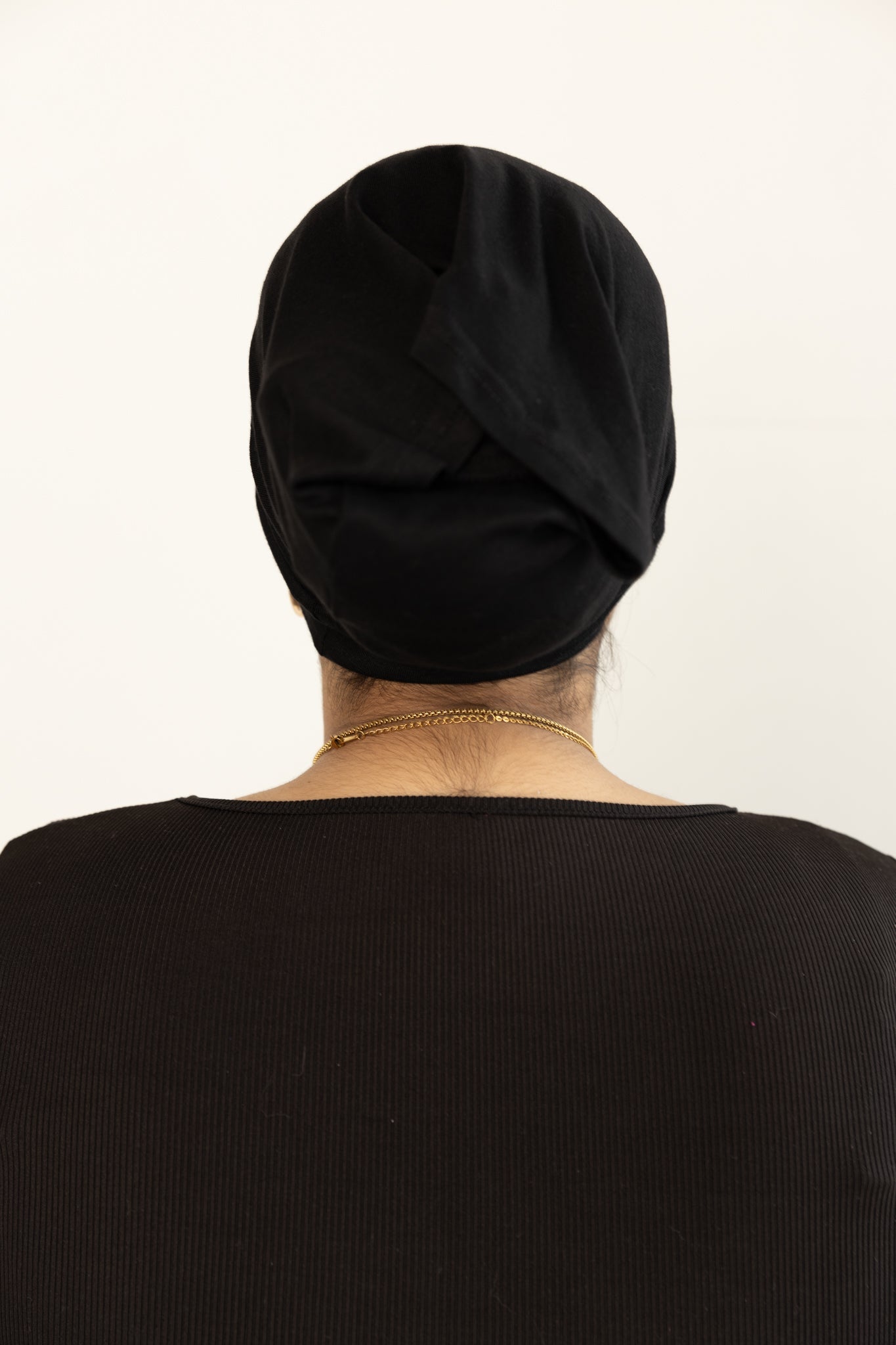 Jersey Under Scarf Tube Cap - Jet Black