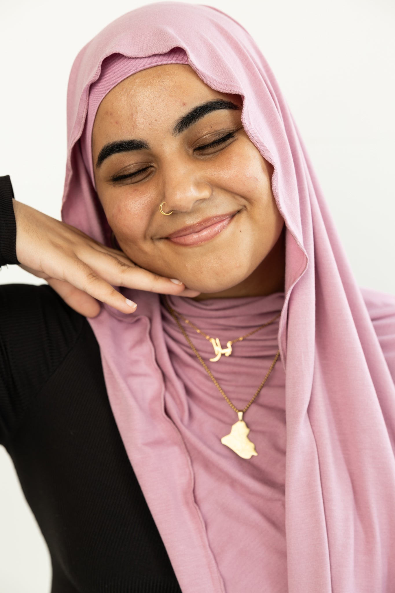 Jersey Hijab - Light Blush