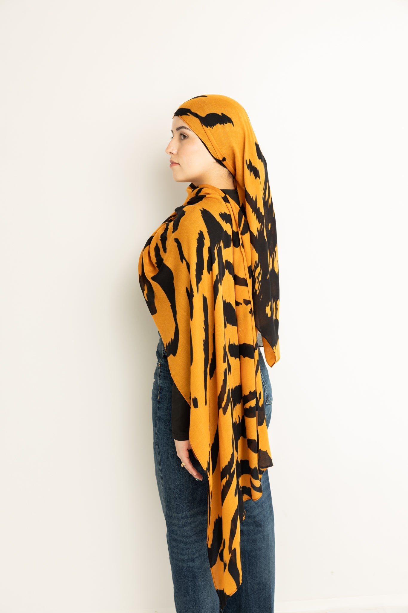 Modal Hijab - Tiger Stripes
