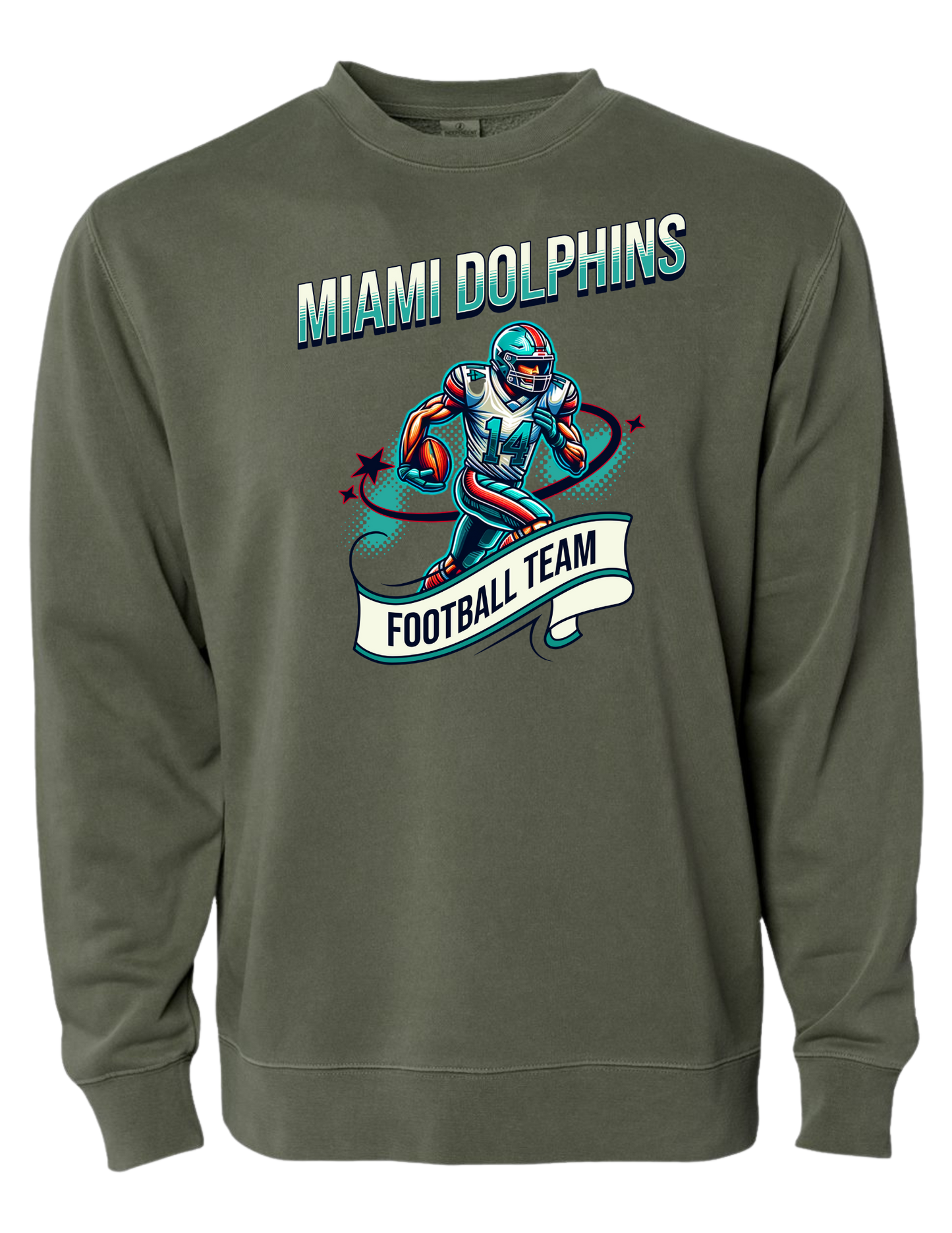 MIAMI DOLPHINS CREWNECK