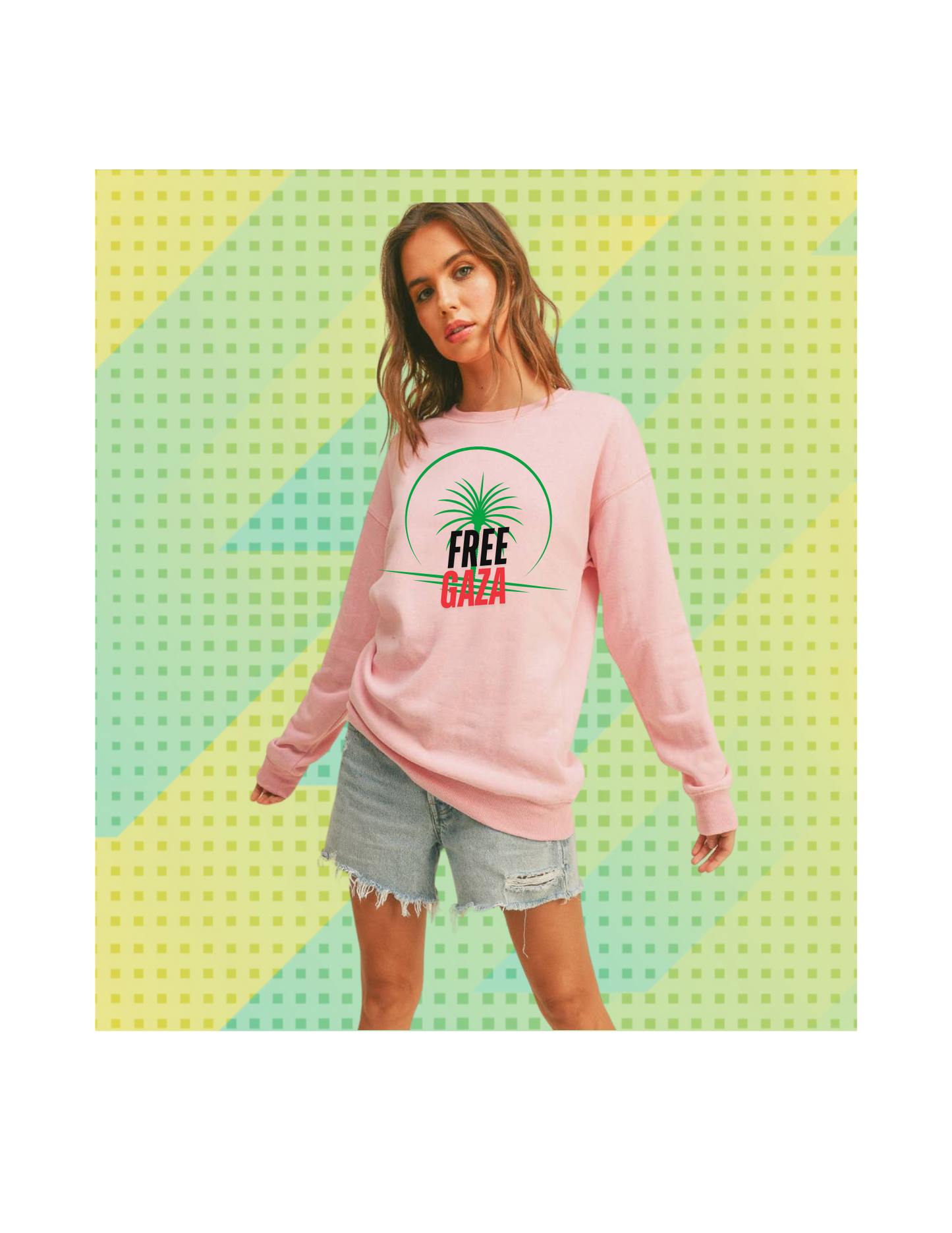 FREE GAZA CREWNECK