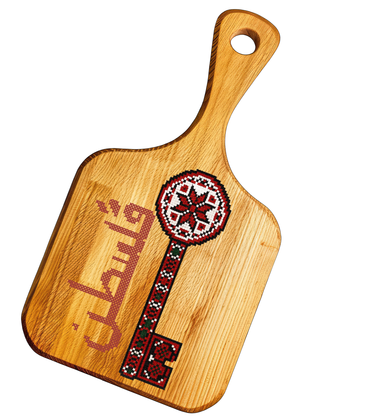 RECTANGULAR PALESTINE KEY CUTTING BOARD