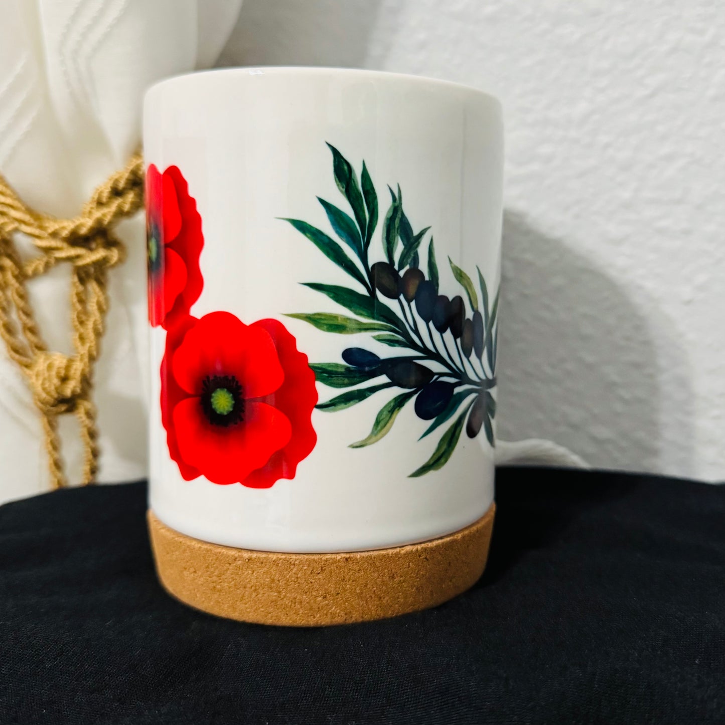 POPPY FLOWER TRADITIONAL PALESTINE FLOWER 14-OZ