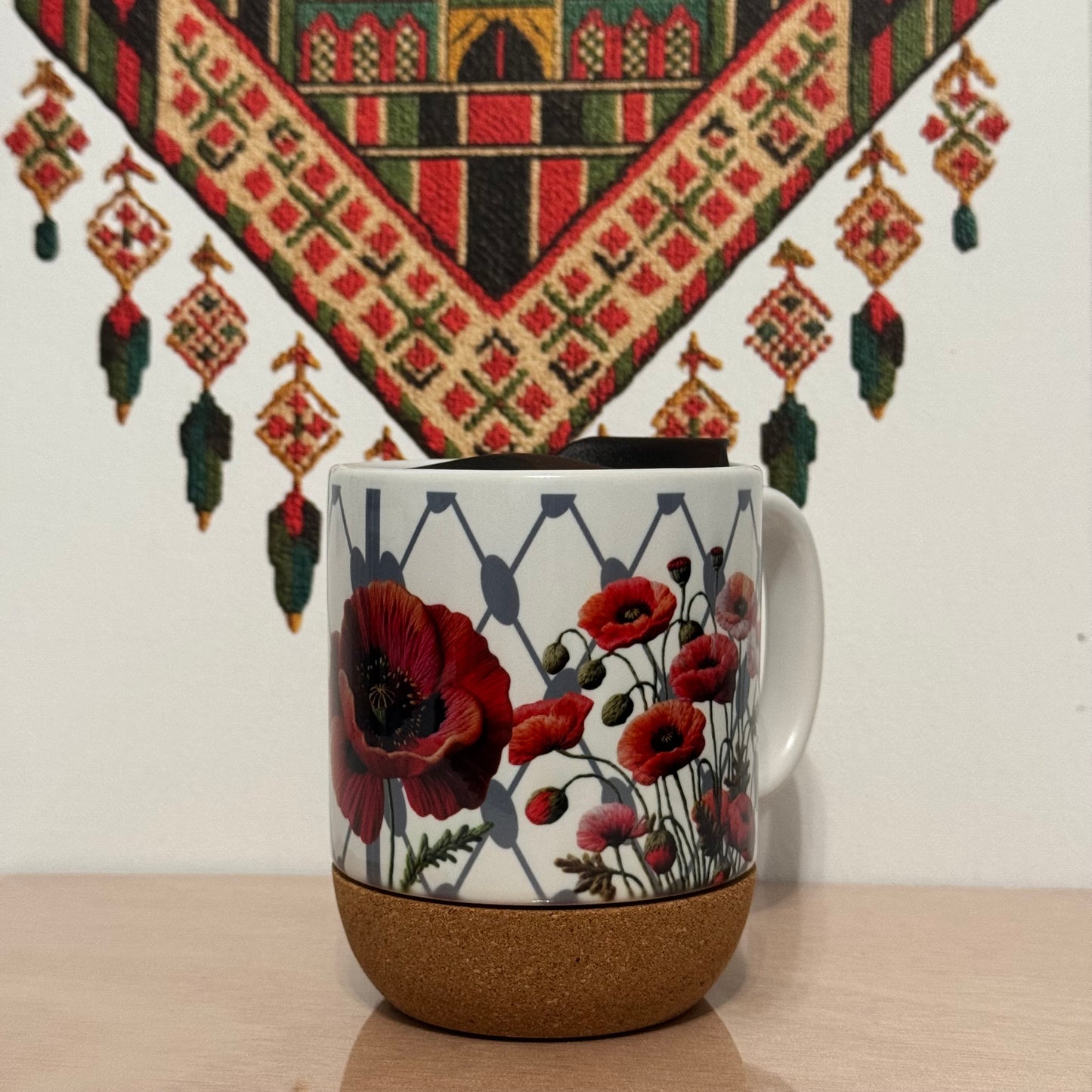 POPPY FLOWER MUG