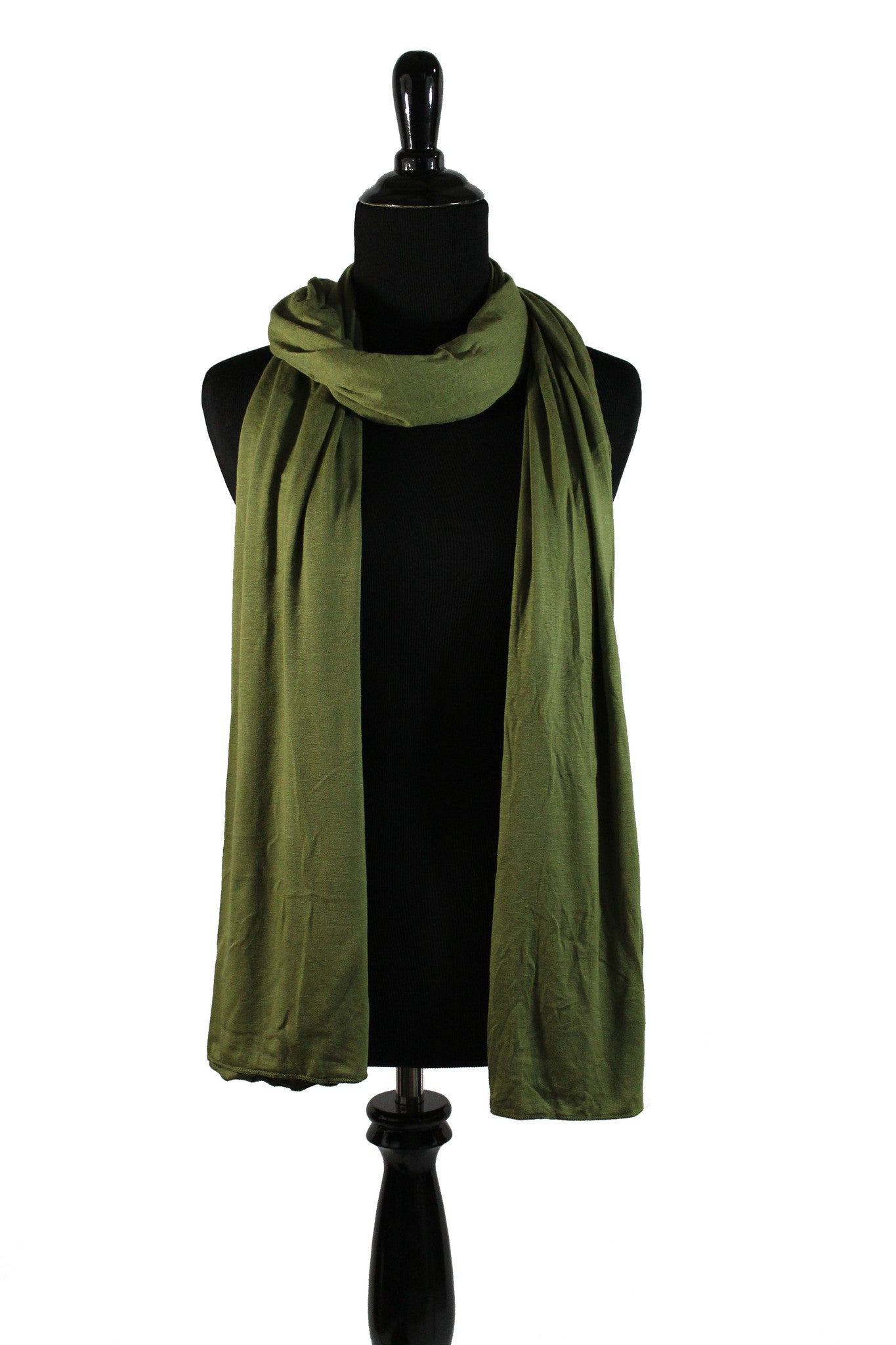 Jersey Hijab - Olive Green