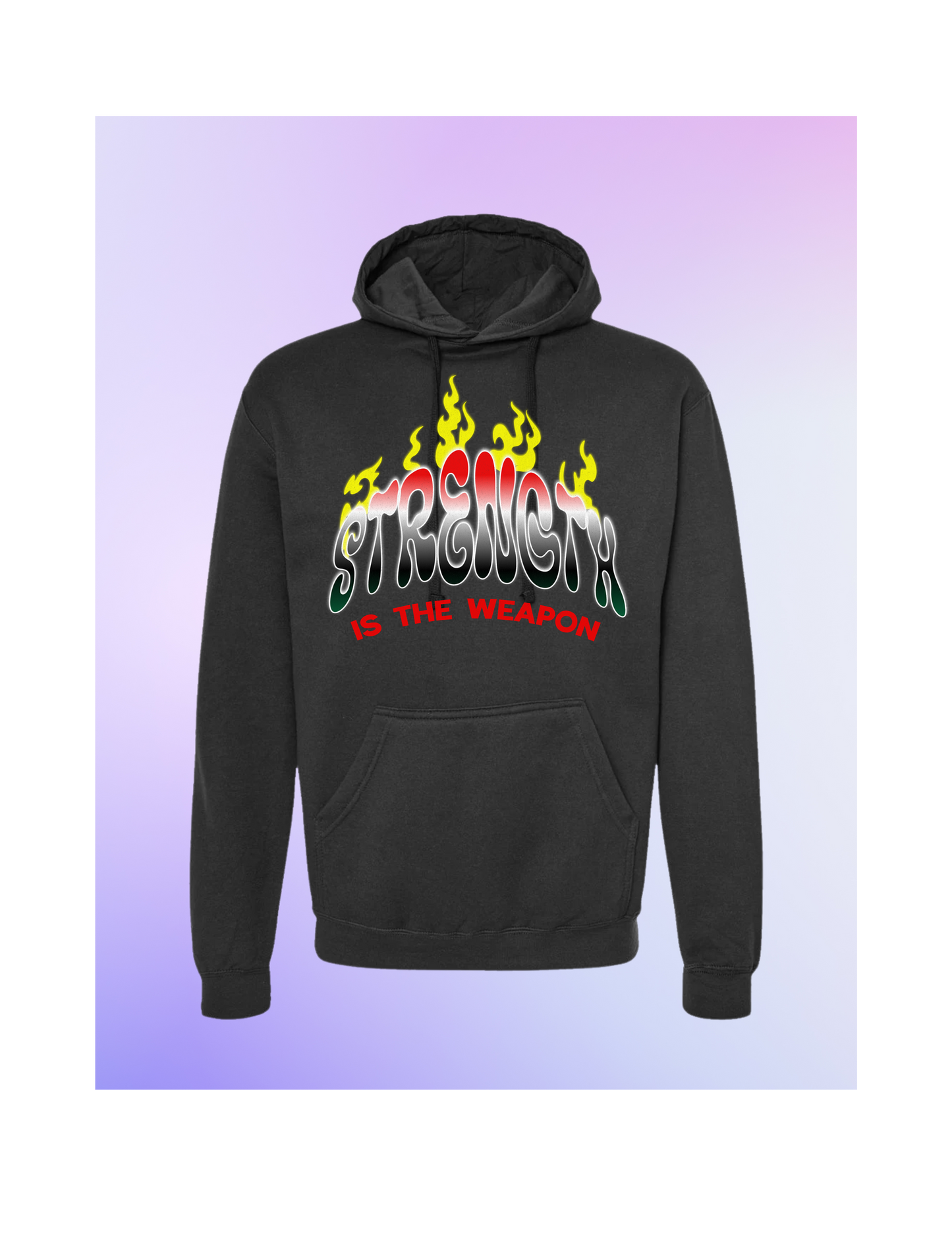 BURN IT DOWN WHITE HOODIE