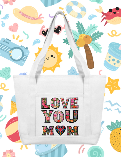 I LOVE YOU MOM TOTE BAG