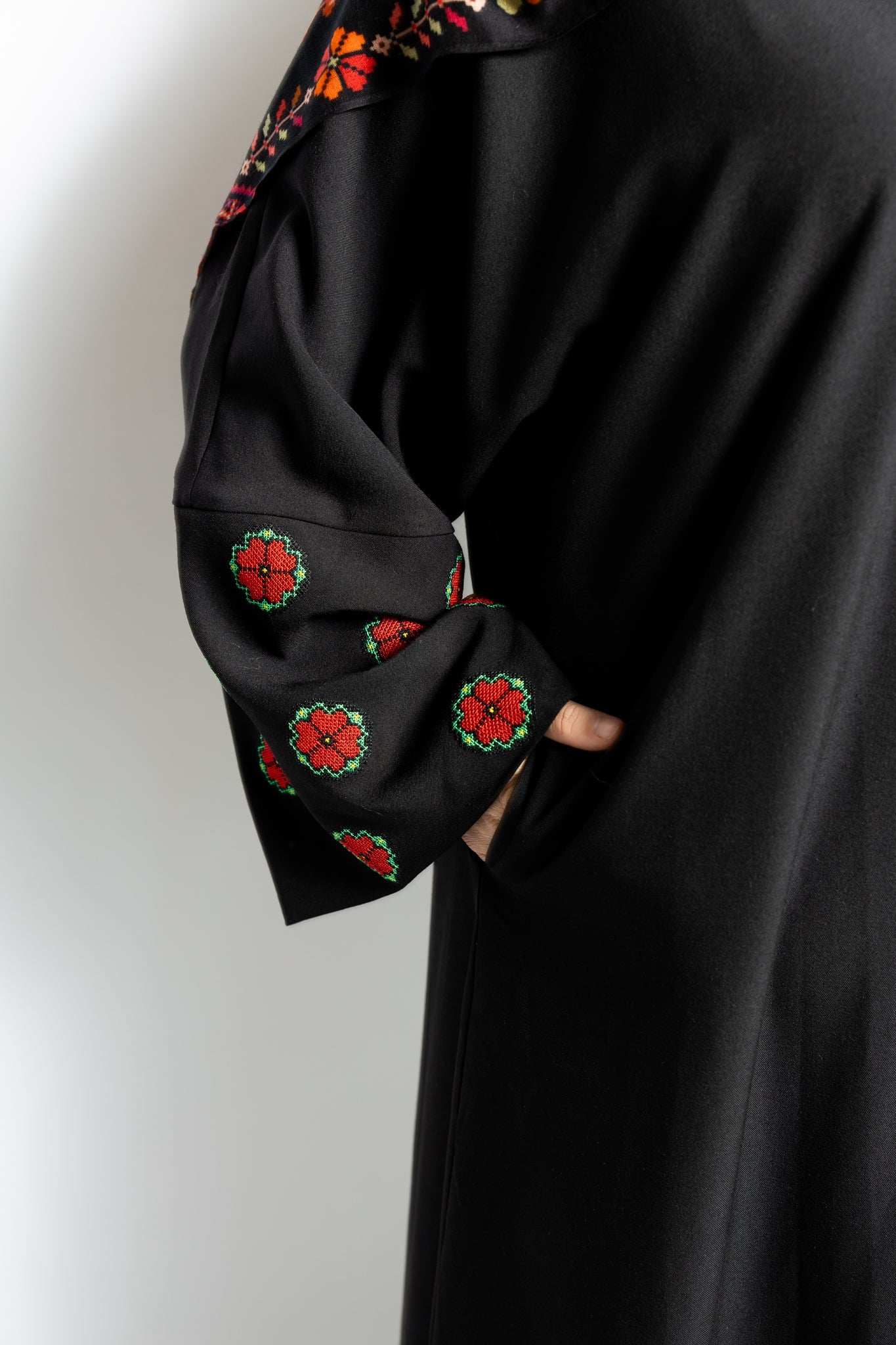 Watermelon Poppy Abaya