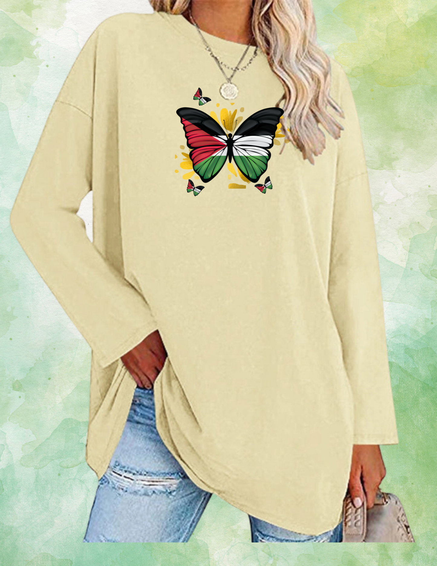 BUTTERFLY CREWNECK