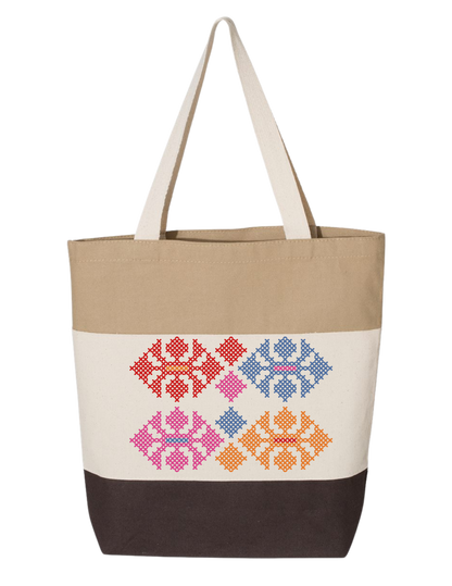 TRI-COLOR TATREEZ TOTE BAG