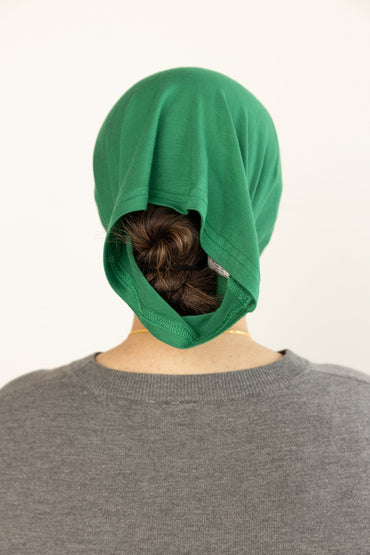Jersey Under Scarf Tube Cap - Jade Green