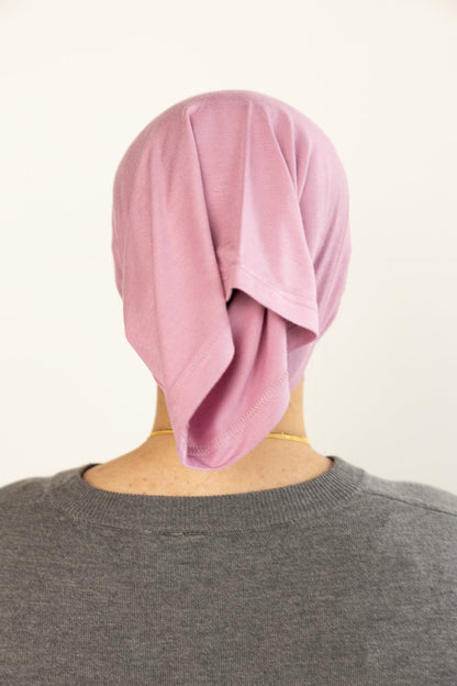 Jersey Under Scarf Tube Cap - Light Blush