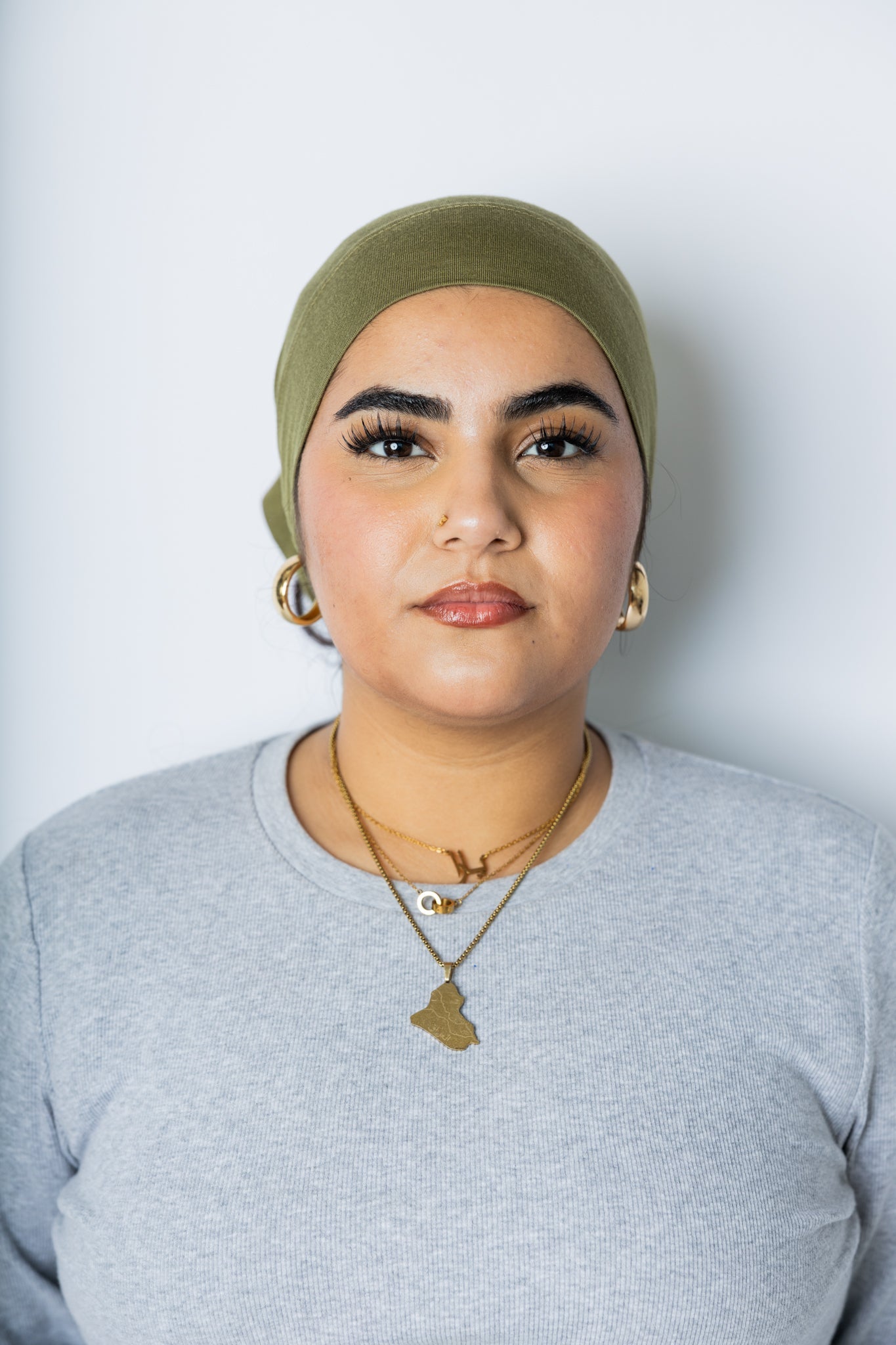 Jersey Under Scarf Tube Cap - Deep Olive Green