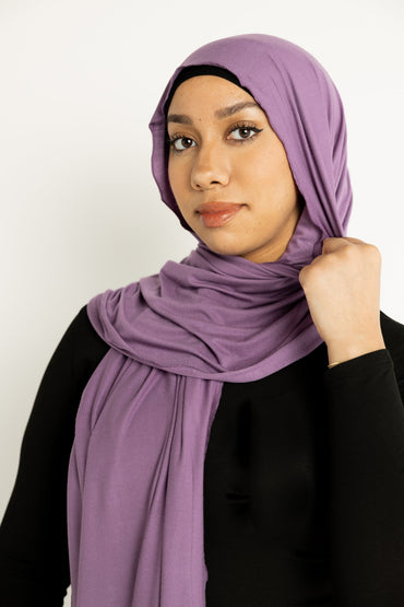 Jersey Hijab - Iris Purple