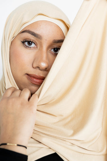 Jersey Hijab - Gold Latte