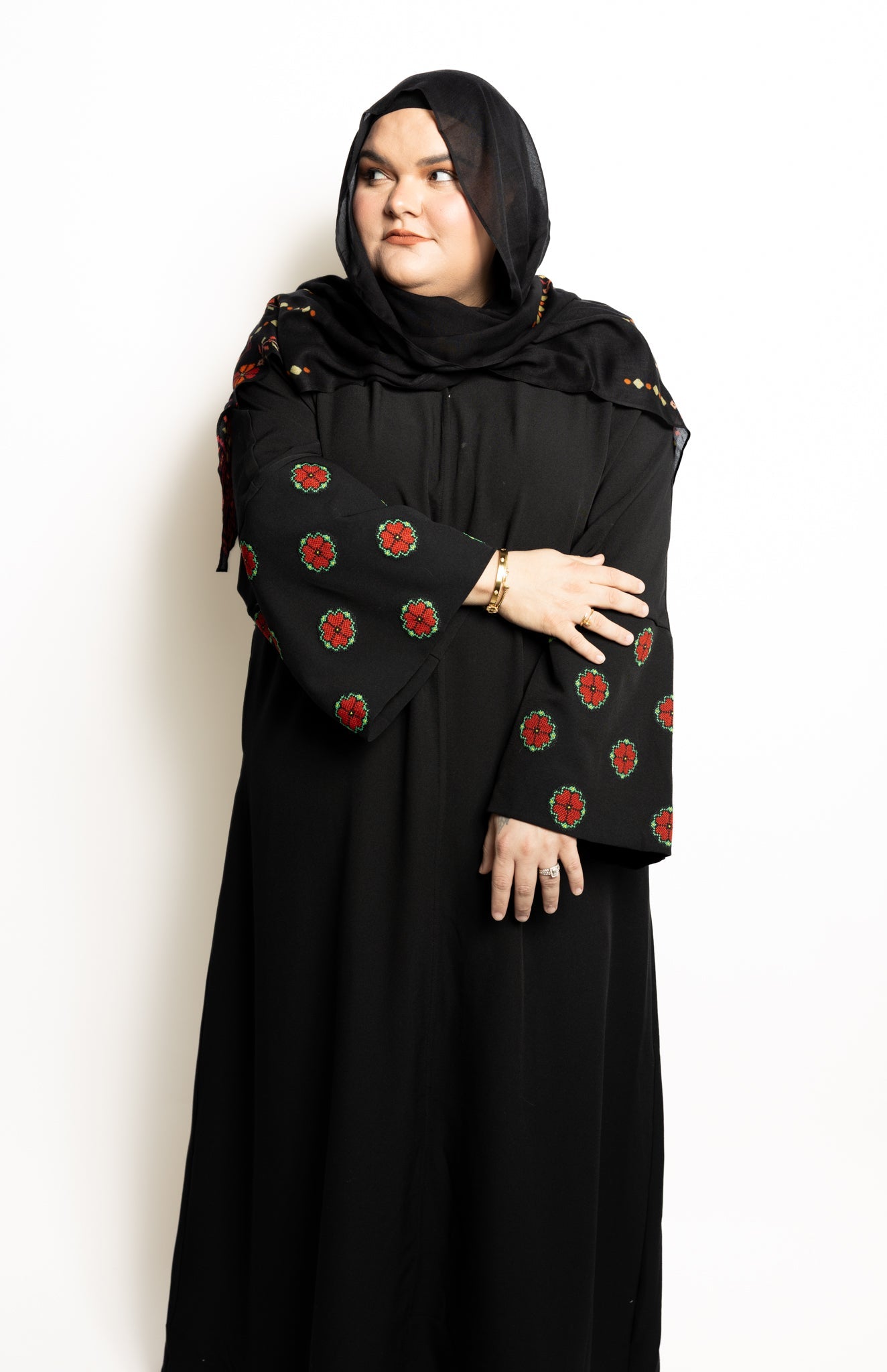 Watermelon Poppy Abaya