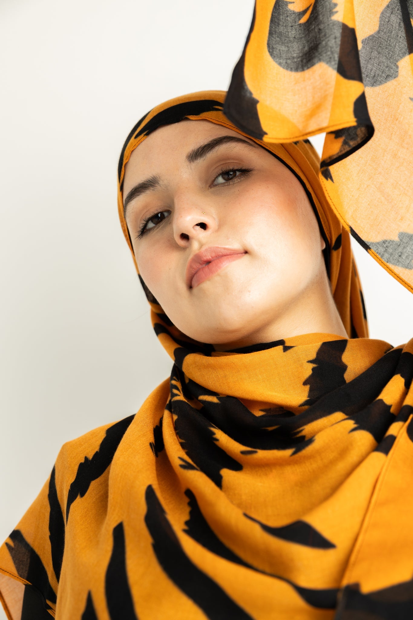 Modal Hijab - Tiger Stripes