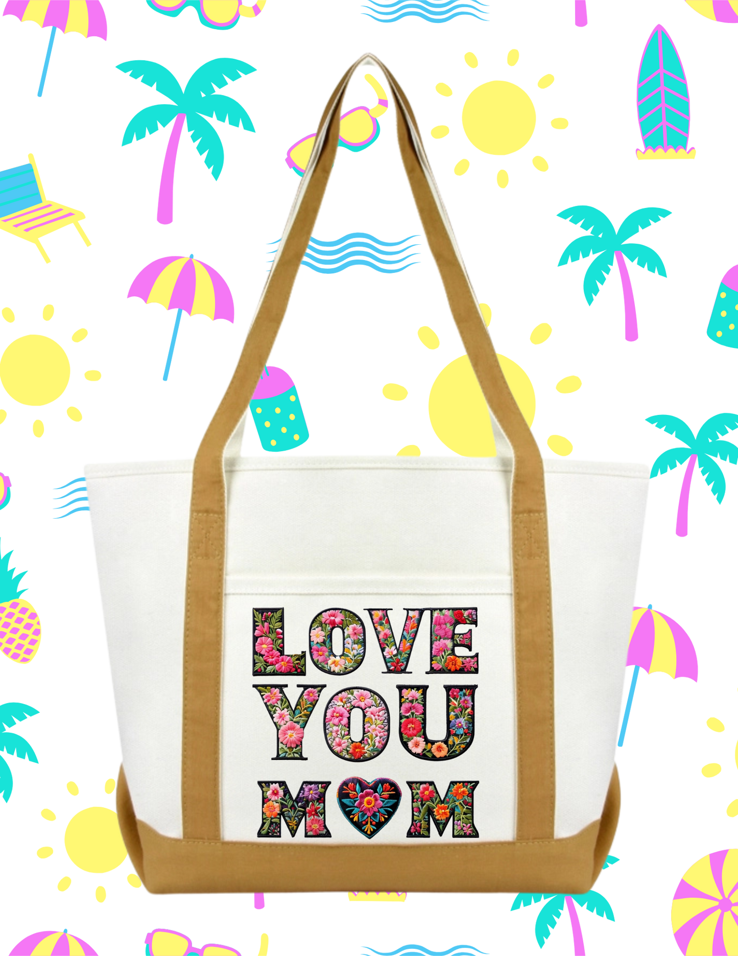 I LOVE YOU MOM TOTE BAG