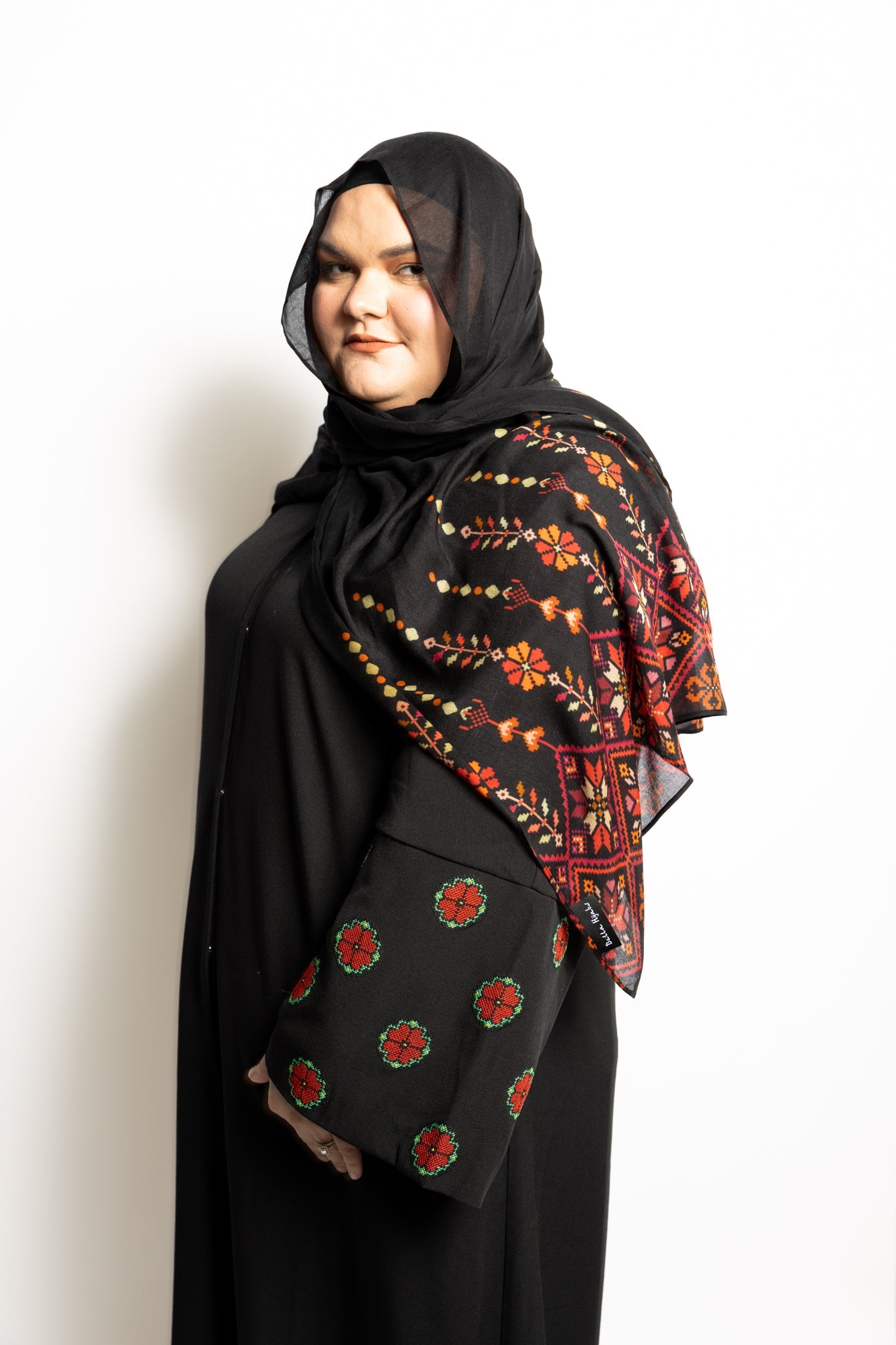 Watermelon Poppy Abaya