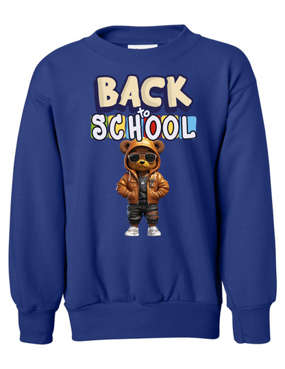 ROYAL BLUE BEAR SWEATSHIRT