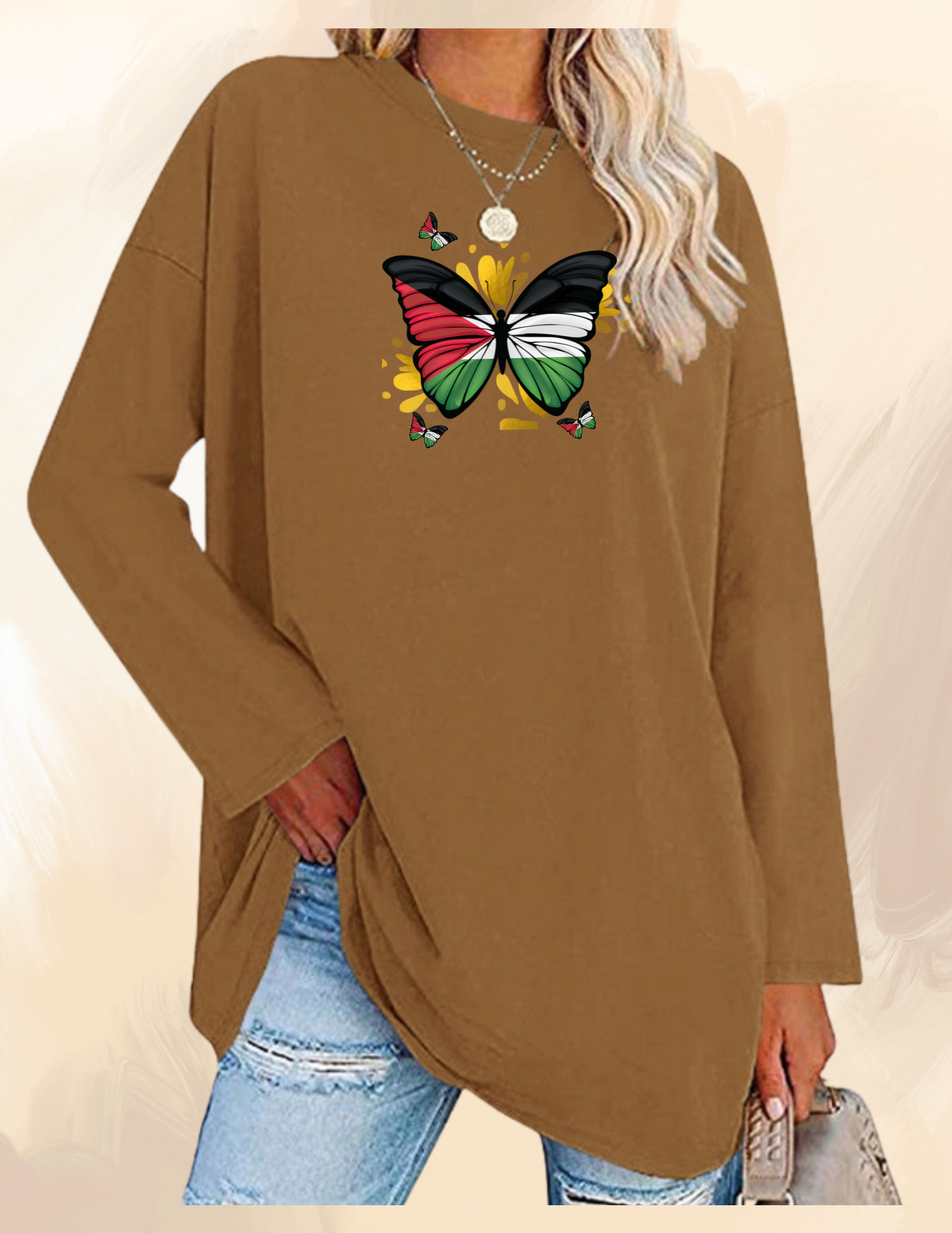 BUTTERFLY CREWNECK