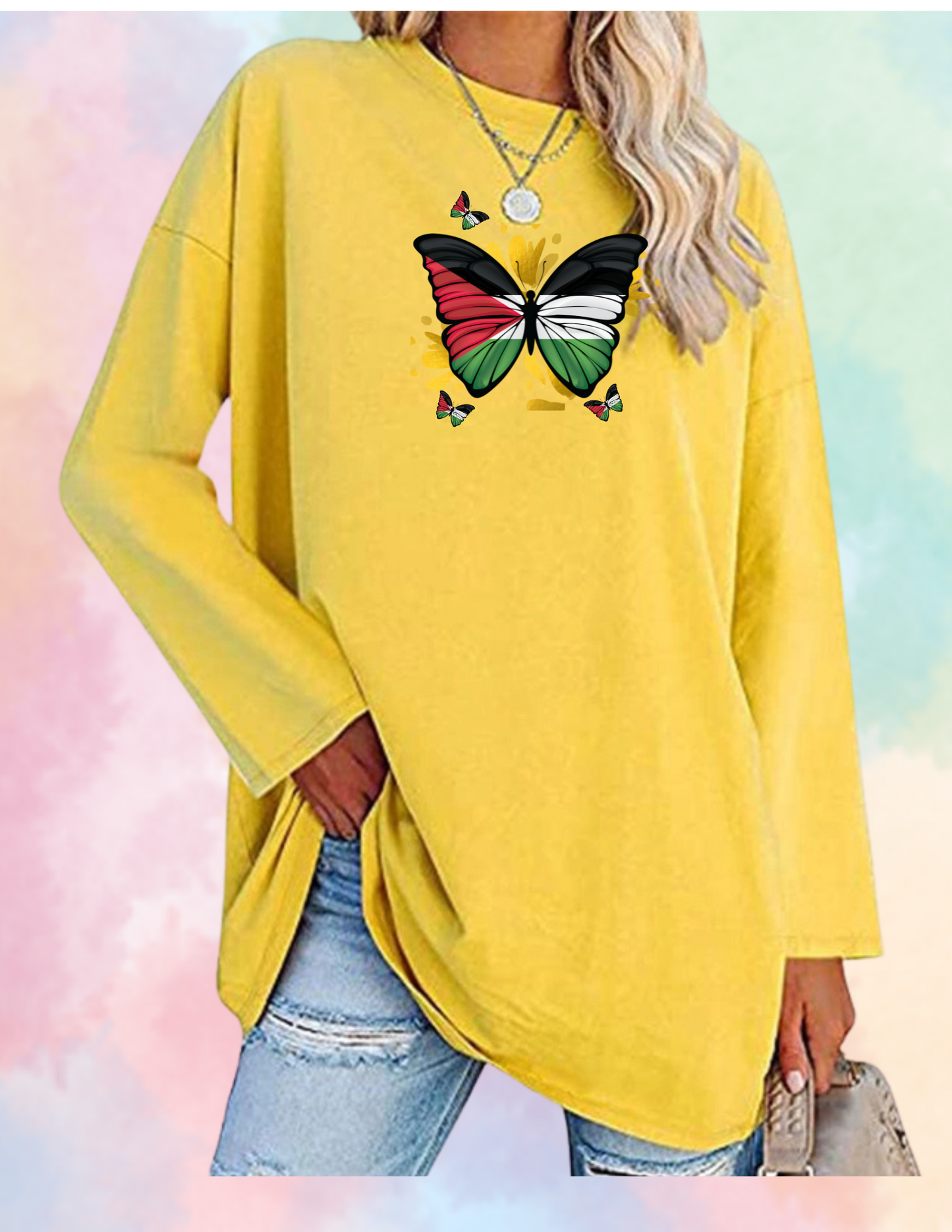 BUTTERFLY CREWNECK