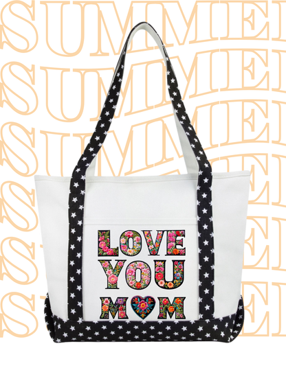 I LOVE YOU MOM TOTE BAG