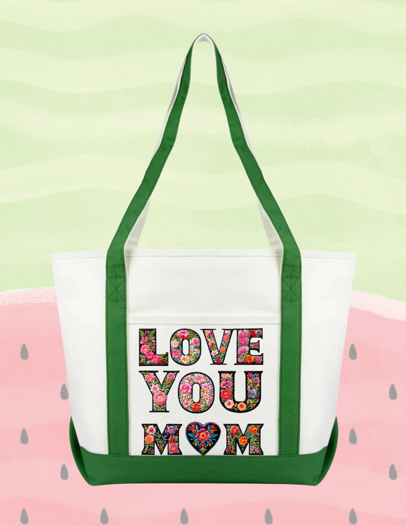 I LOVE YOU MOM TOTE BAG