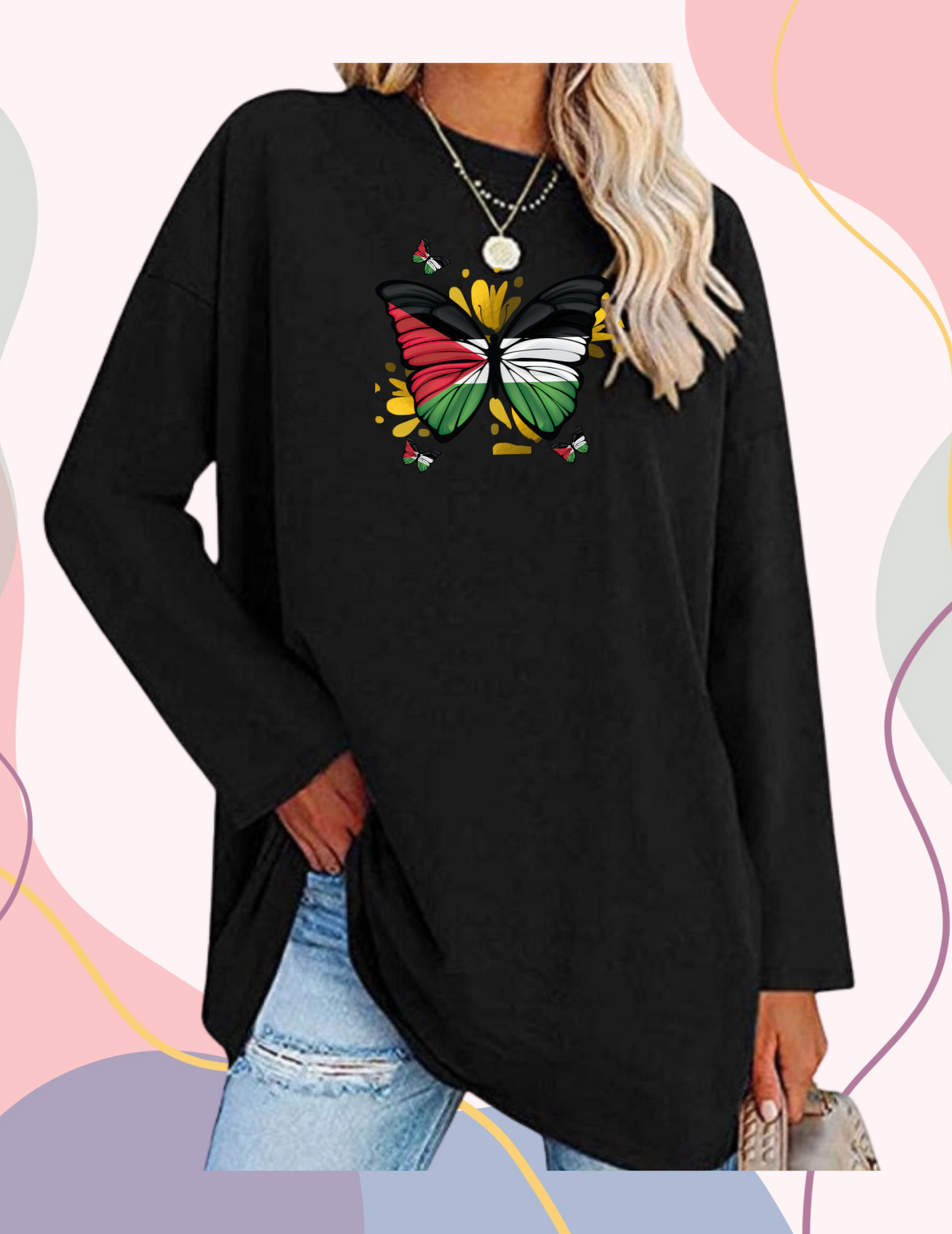 BUTTERFLY CREWNECK