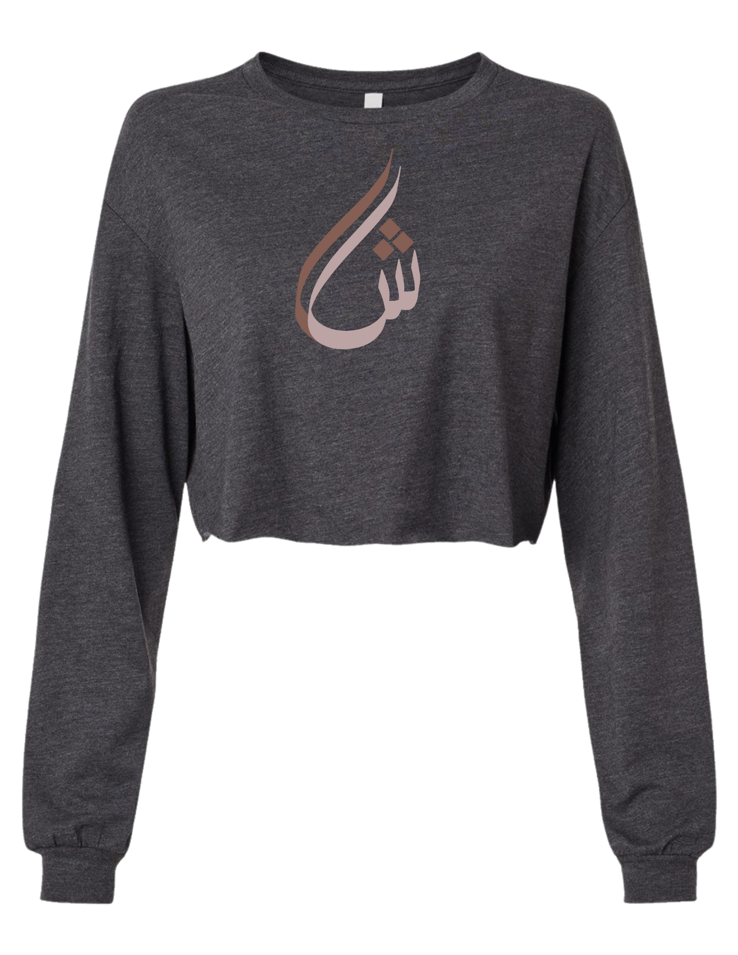 ARABIC CALLIGRAPHY FASHION CROP TEE