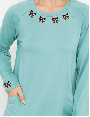 PALESTINE BOW CREWNECK