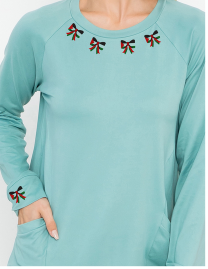 PALESTINE BOW CREWNECK