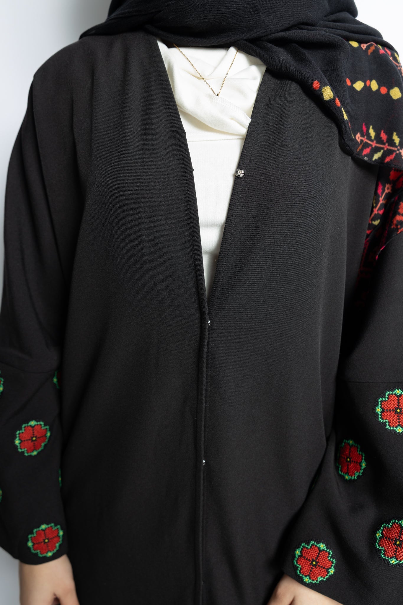 Watermelon Poppy Abaya