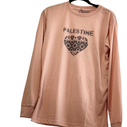 LOVE PALESTINE CREWNECK