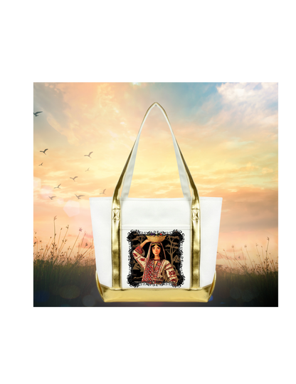 FALAHA FRAMED TOTE BAG