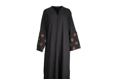 Watermelon Poppy Abaya
