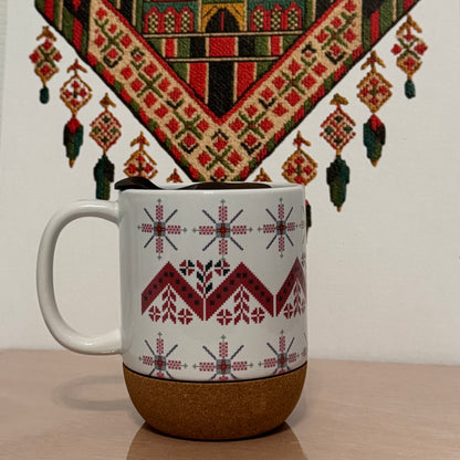 RED PALESTINIAN TATREEZ 12 oz.