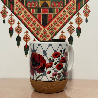 POPPY FLOWER MUG