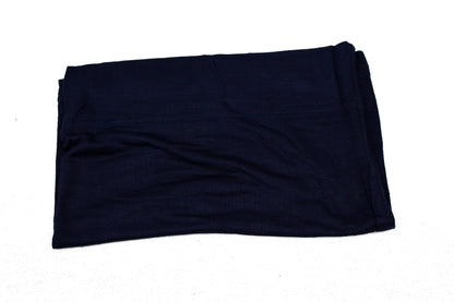 Jersey Under Scarf Tube Cap - Navy Blue