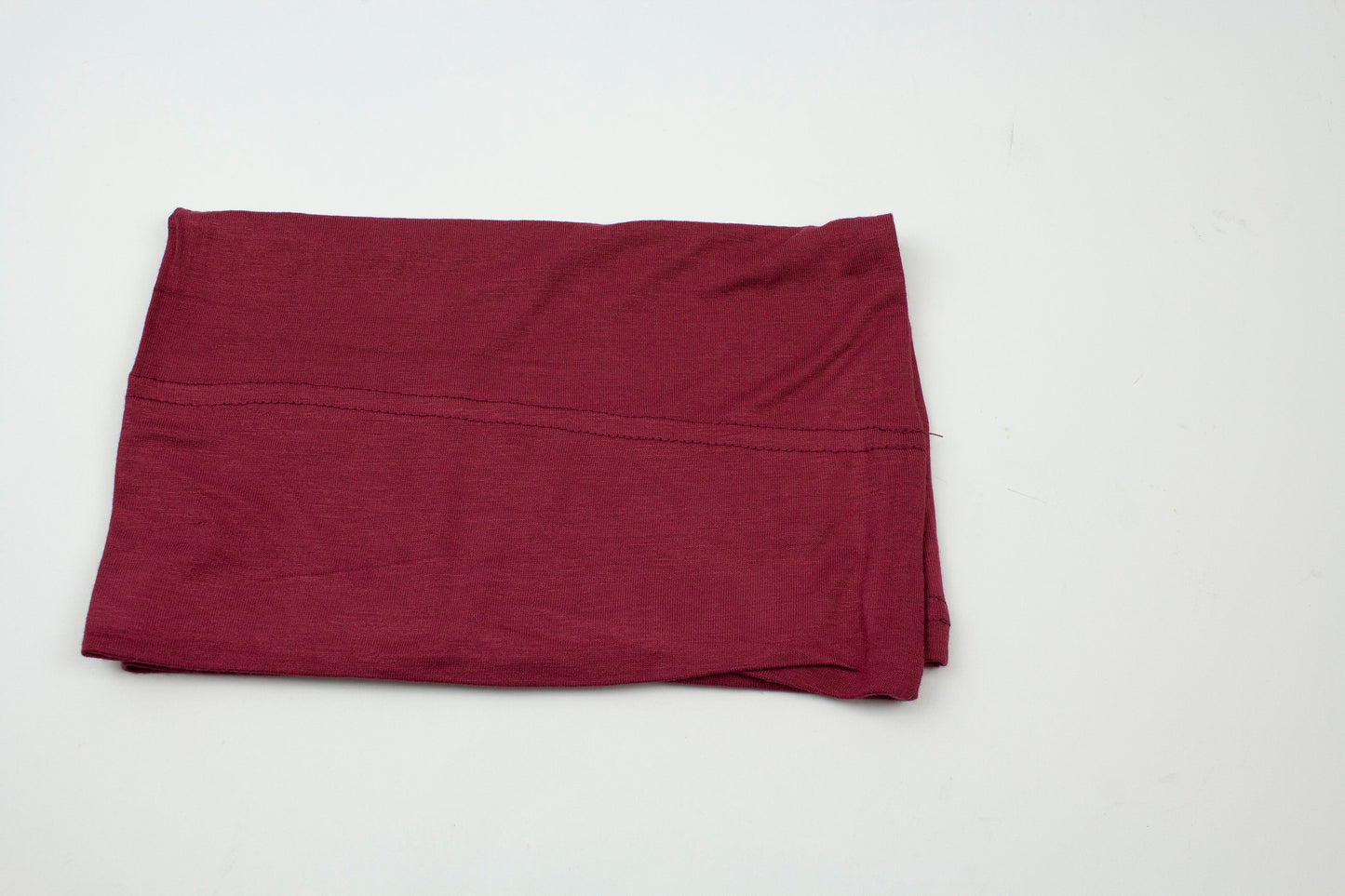 Jersey Under Scarf Tube Cap - Deep Maroon