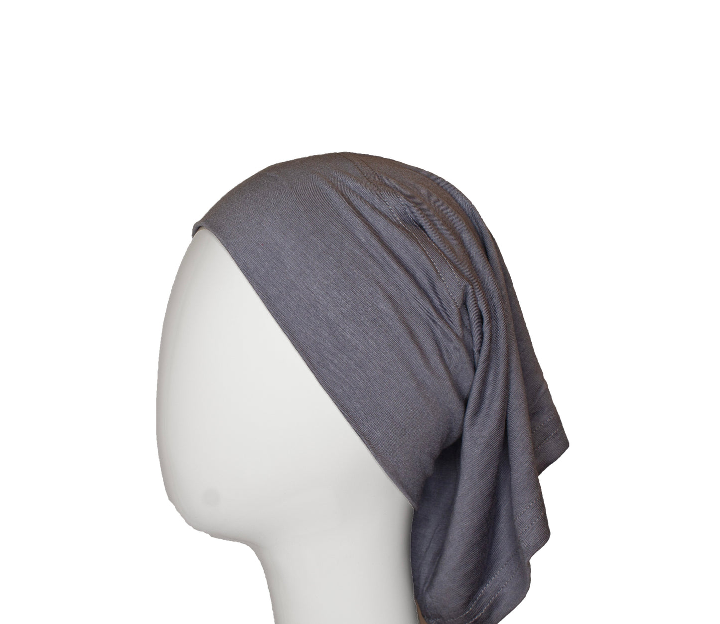 Jersey Under Scarf Tube Cap - Denim Blue