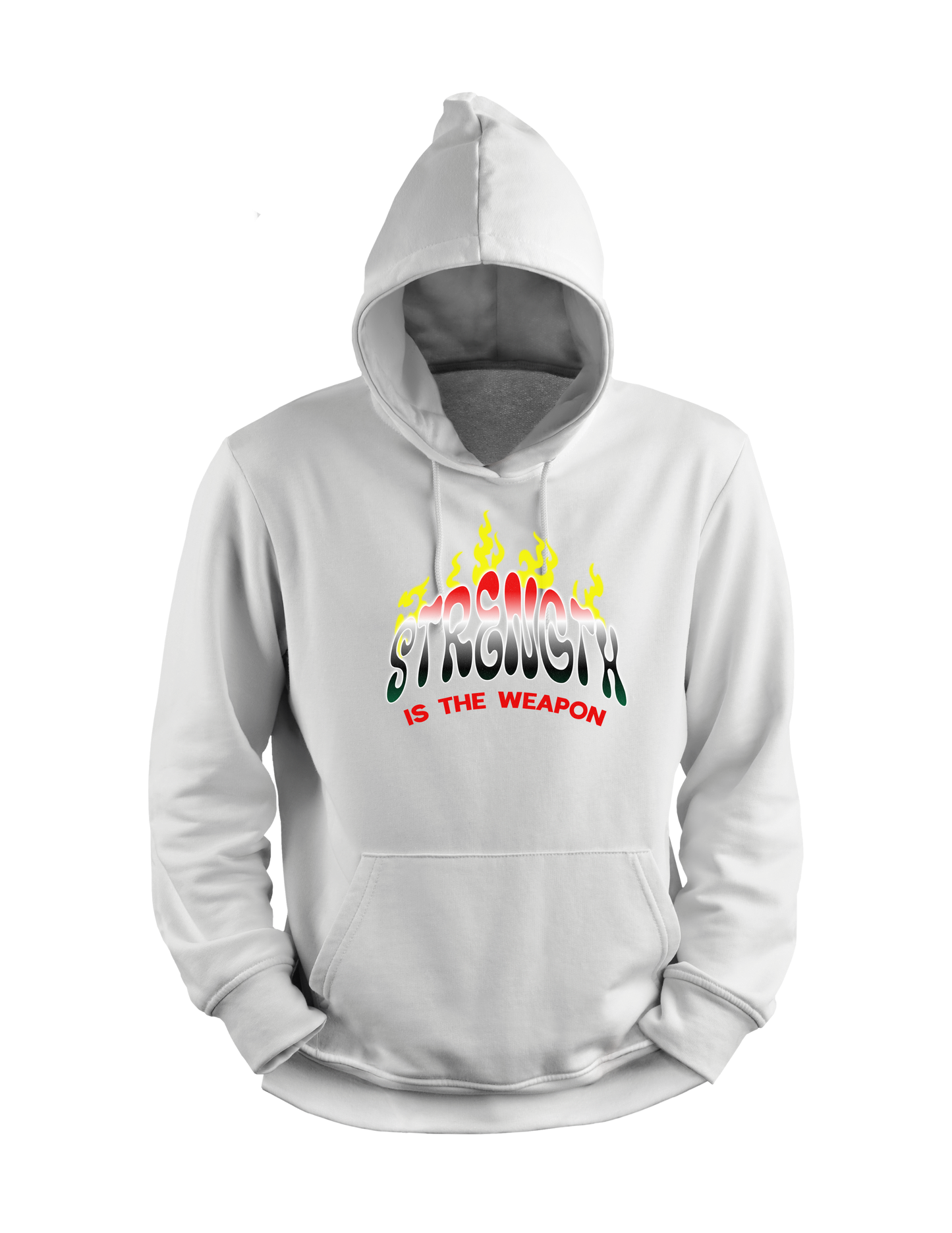 STRENGTH IS THE WEAPON MEN HOODIE