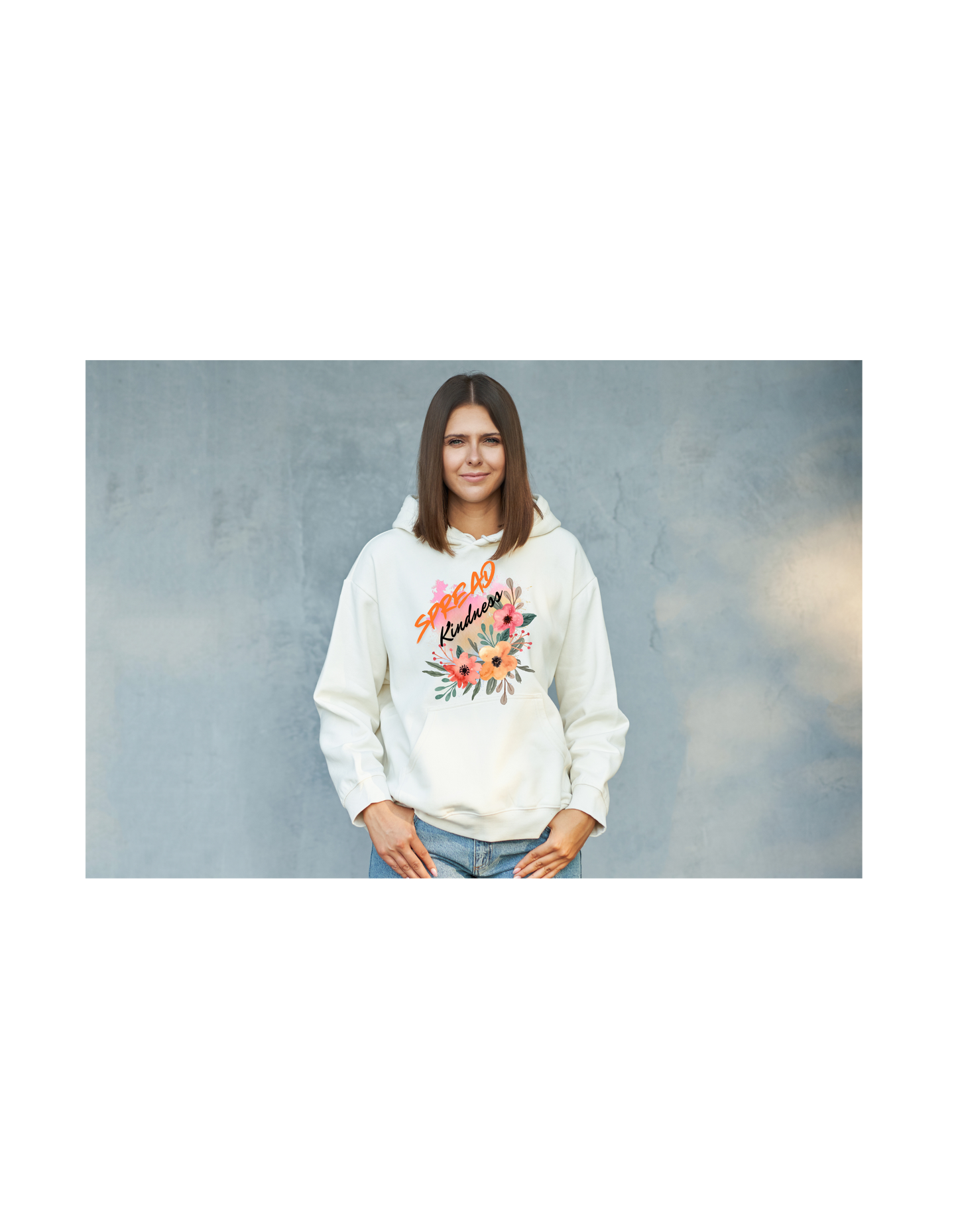 SPREAD KINDNESS FLOWER HOODIE