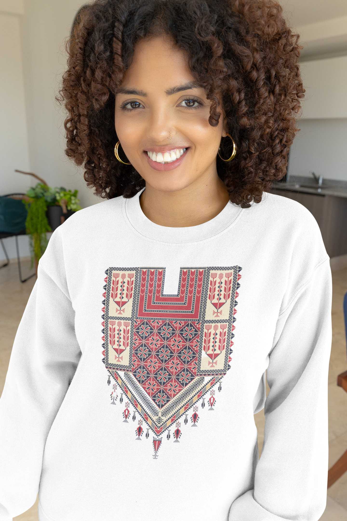 PALESTINE TATREEZ CREWNECK SHEATSHIRT