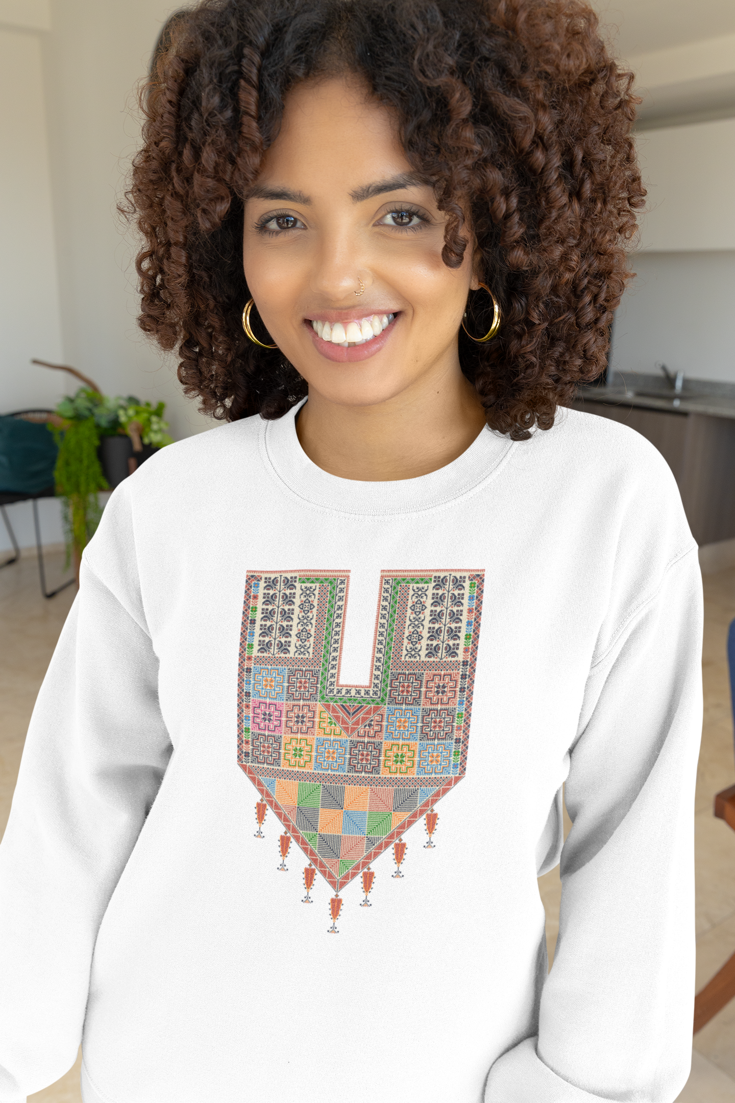 PALESTINE TATREEZ CREWNECK SHEATSHIRT