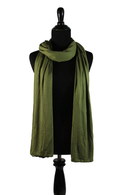 Jersey Hijab - Olive Green