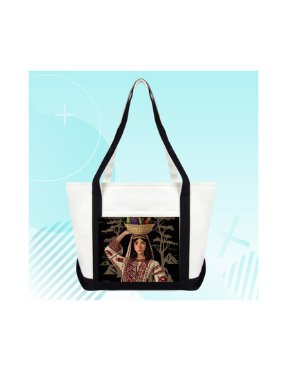 FALAHA FRAMED TOTE BAG